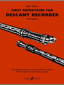 Sally Adams First Repertoire For Descant Recorder