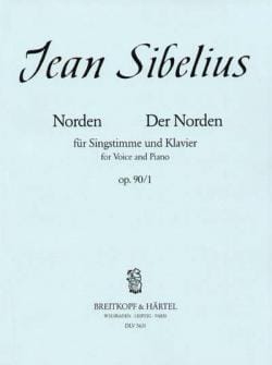 Sibelius Jean Der Norden High Voice Piano