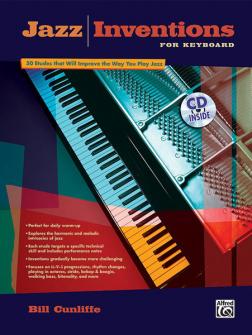Cunliffe Bill Jazz Inventions For Keyboard Cd Piano Solo