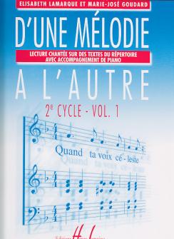 Lamarque E Goudard M j Dune Melodie a Lautre Vol1