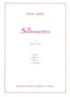 Absil Jean Silhouettes Op97 Flute Piano