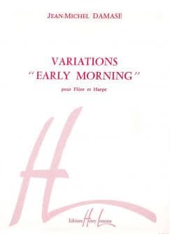 Damase Jean michel Variations Early Morning Flute Harpe