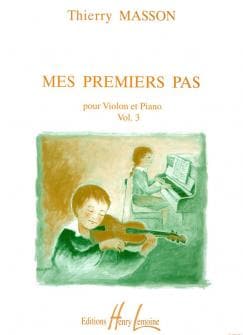 Masson Thierry Mes Premiers Pas Vol3 Violon Piano