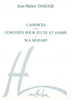 Damase Jean michel Cadences Du Concerto Pour Flute Et Harpe De Mozart Flute Harpe