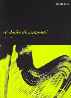 Wery Benoît Etudes De Virtuosite 4 Harpe