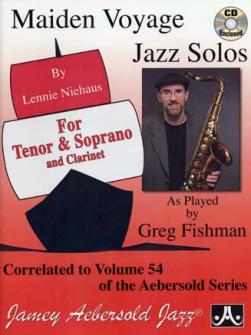 Niehaus Maiden Voyage Jazz Solos For Tenor Soprano Clarinet Cd