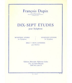 Dupin F 17 Etudes Xylophone