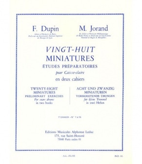 Dupin F Jorand M 28 Miniatures Vol 2 Caisse Claire