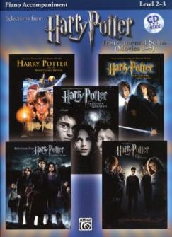 Harry Potter Instrumental Solos Movies 1 5 Cd Partie Piano Accompagnement