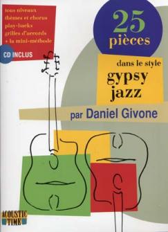 Givone Daniel Gypsy Jazz 25 Pieces Cd Guitare Tab