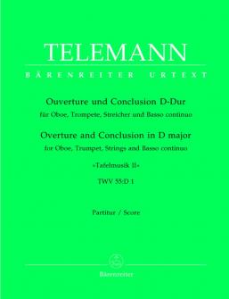 Telemann Gp Ouverture Et Conclusion En Re Majeur Twv 55d1 Conducteur