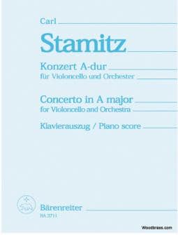 Stamitz C Violoncello konzert Fur Den Konig Von Preussen N°2 A dur