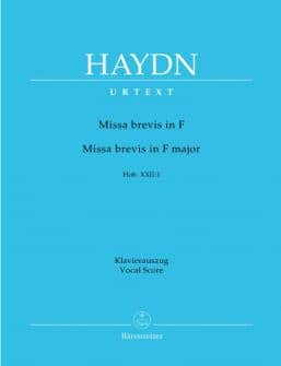 Haydn J Missa Brevis In F Major Hob Xxii1 Reduction Chant Piano