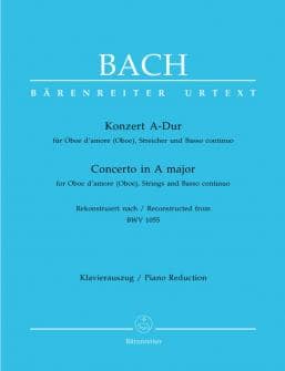 Bach Js Concerto En La Majeur Pour Hautbois Damour Cordes Et Basse Continue Bwv 1055