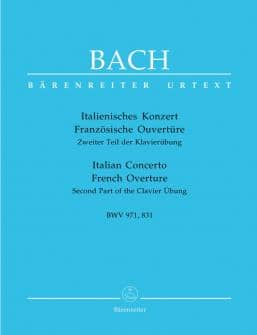 Bach Js Italian Concerto French Ouverture Bwv 971 831 Clavecin