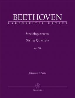 Beethoven Lv Streichquartette Op59 2 Violons Alto Violoncelle