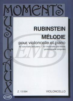 Rubinstein A Melodia Violoncelle Et Piano