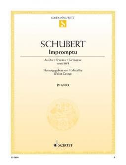 Schubert Franz Impromptu Op 90 D 899 Piano