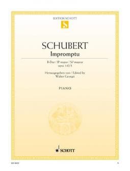 Schubert Franz Impromptu Op Posth 142 D 9353 Piano