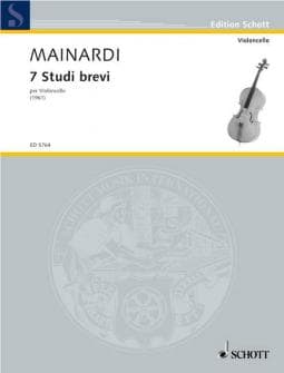 Mainardi Enrico Sette Studi Brevi Cello