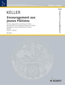 Keller Charles Encouragement For Young Flautists Op 62 Vol 1 2 Flutes
