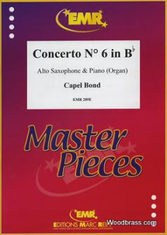 Bond Capel Concerto N°6 In Bb Saxophone Alto Piano orgue