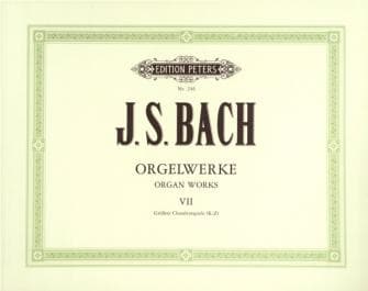 Bach Johann Sebastian Complete Organ Works In 9 Volumes Vol7 Organ