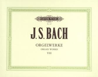 Bach Johann Sebastian Complete Organ Works In 9 Volumes Vol8 Organ