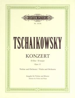 Tchaikovsky Pyotr Ilyich Serenade Melancolique Op26 Violin And Piano