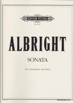 Albright William Sonata Alto Sax And Piano