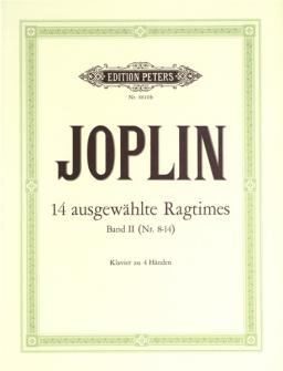 Joplin Scott 14 Selected Ragtimes Vol 2 Piano 4 Hands