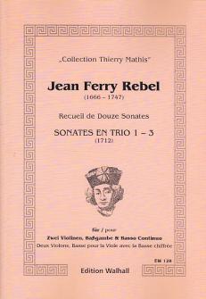Rebel J f Recueil De Douze Sonates 1 3 2 Violons Bc