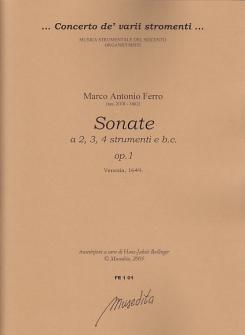 Ferro Marco Antonio Sonate Op1