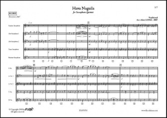 Lopez A Hava Naguila Quintette De Saxophones