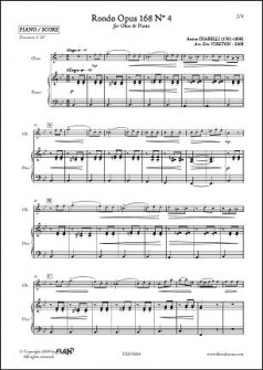 Diabelli A Rondo Opus 168 No 4 Hautbois Piano