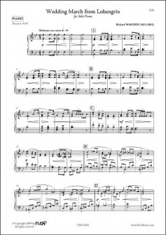 Wagner R Marche Nuptiale De Lohengrin Piano Solo