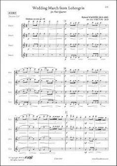 Wagner R Marche Nuptiale De Lohengrin Quatuor De Flutes