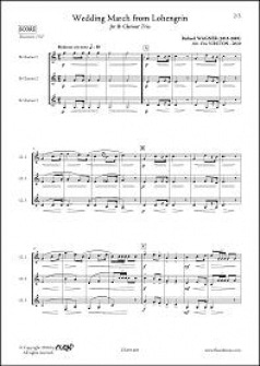 Wagner R Marche Nuptiale De Lohengrin Trio De Clarinettes