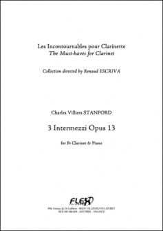 Stanford C V 3 Intermezzi Opus 13 Clarinette Et Piano