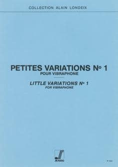 Londeix Alain Petites Variations N°1 Vibraphone