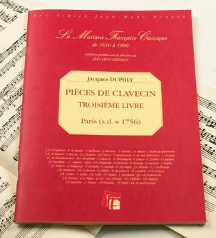 Duphly J Pieces De Clavecin Troisieme Livre Fac simile Fuzeau
