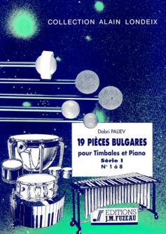 Paliev D 19 Pieces Bulgares Serie I N°1 A 8 2 Timbales Et Piano