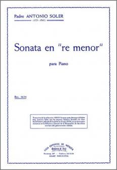 Soler Pa Sonate En Re Mineur Allegro Clavecin