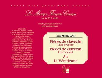 Marchand Louis Pieces De Clavecin Livres I ii Fac simile Fuzeau