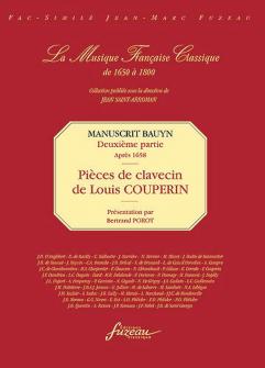 Couperin L Manuscrit Bauyn Deuxieme Partie Pieces De Louis Couperin Fac simile Fuzeau