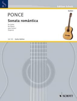 Ponce Manuel Maria Sonata Romantica Guitar