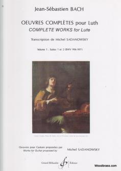 Bach Js Oeuvres Completes Pour Luth Vol1 Guitare