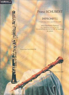 Schubert F Impromptu Op90 N°3 D899 Clarinette Ou Saxophone Ou Hautbois Piano