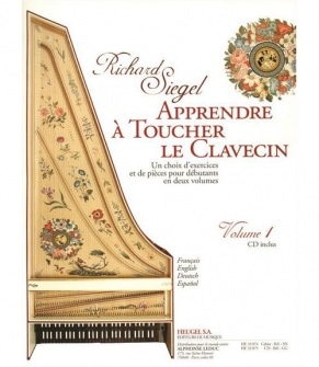 Siegel Richard Apprendre A Toucher Le Clavecin Vol1 Cd