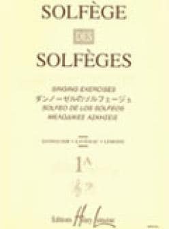Lavignac Albert Solfege Des Solfeges Vol1a Sans Accompagnement
